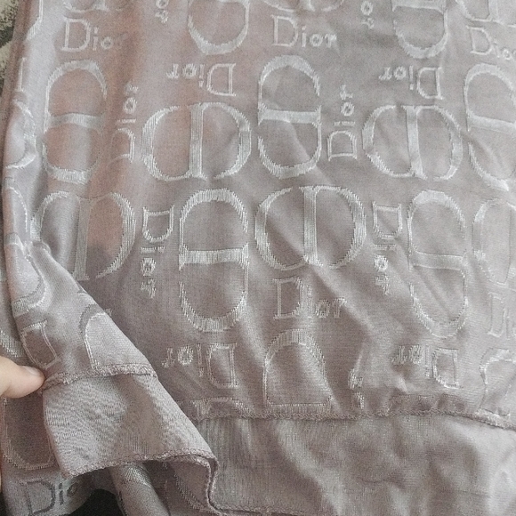 Silver Monogram Scarf - Picture 1 of 4